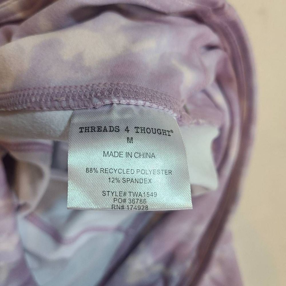 Thread 4 Thought Purple Tie‎ Die Shorts Size Medium - Picture 6 of 6